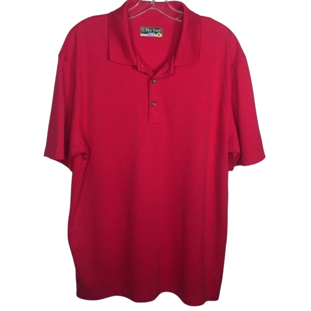 Pro Tour Cool Play Hot Pink Golf Polo Shirt